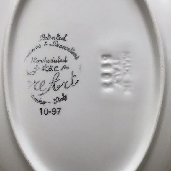 Hand painted Italian seafood plates - Picture 3 of 7